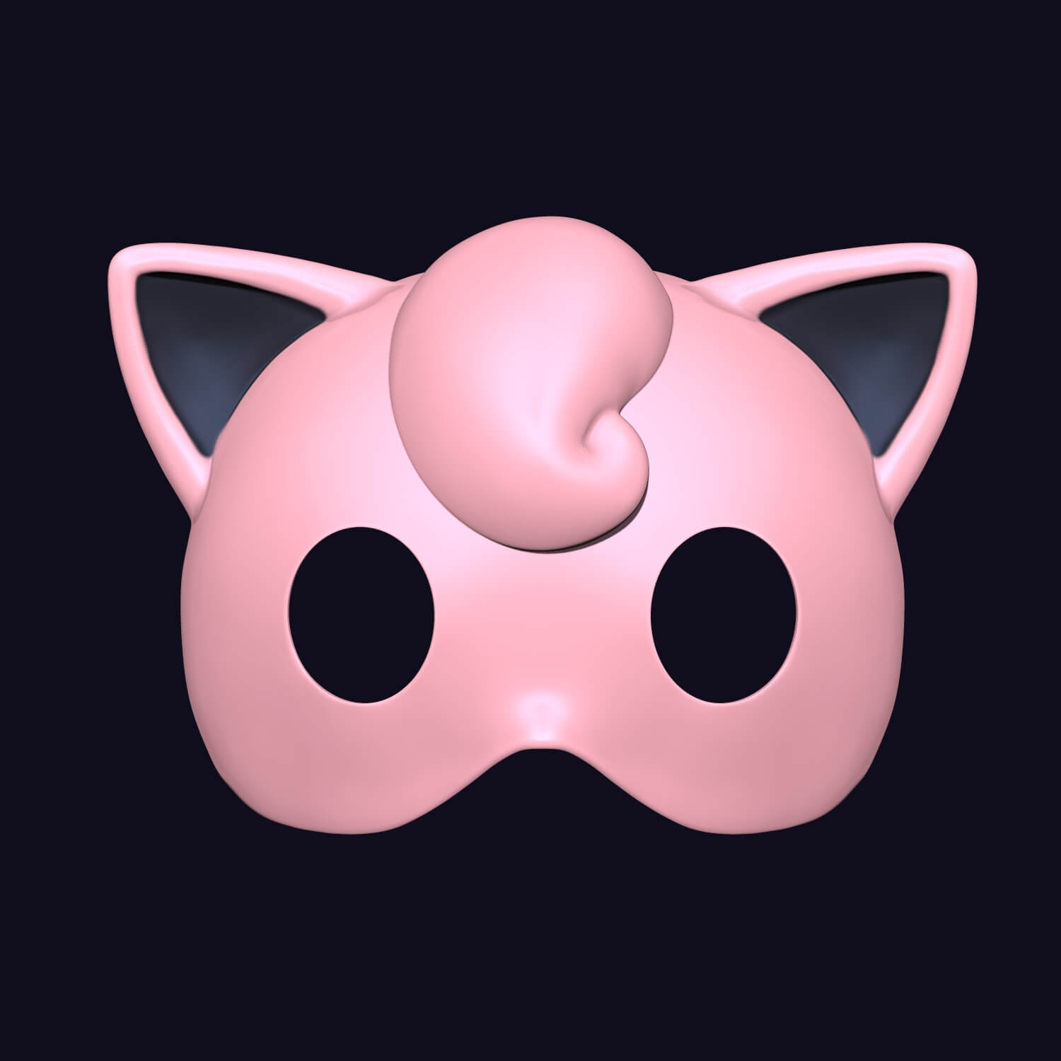 Pok&eacutemon Jigglypuff Mask 3D Model