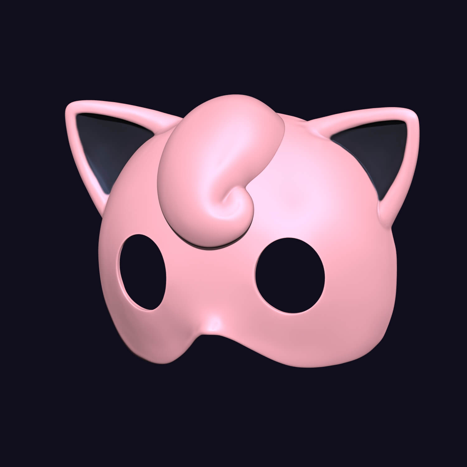 Pok&eacutemon Jigglypuff Mask 3D Model