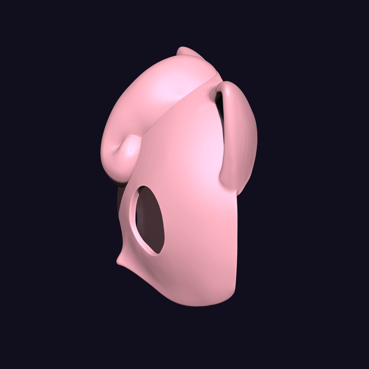 Pok&eacutemon Jigglypuff Mask 3D Model