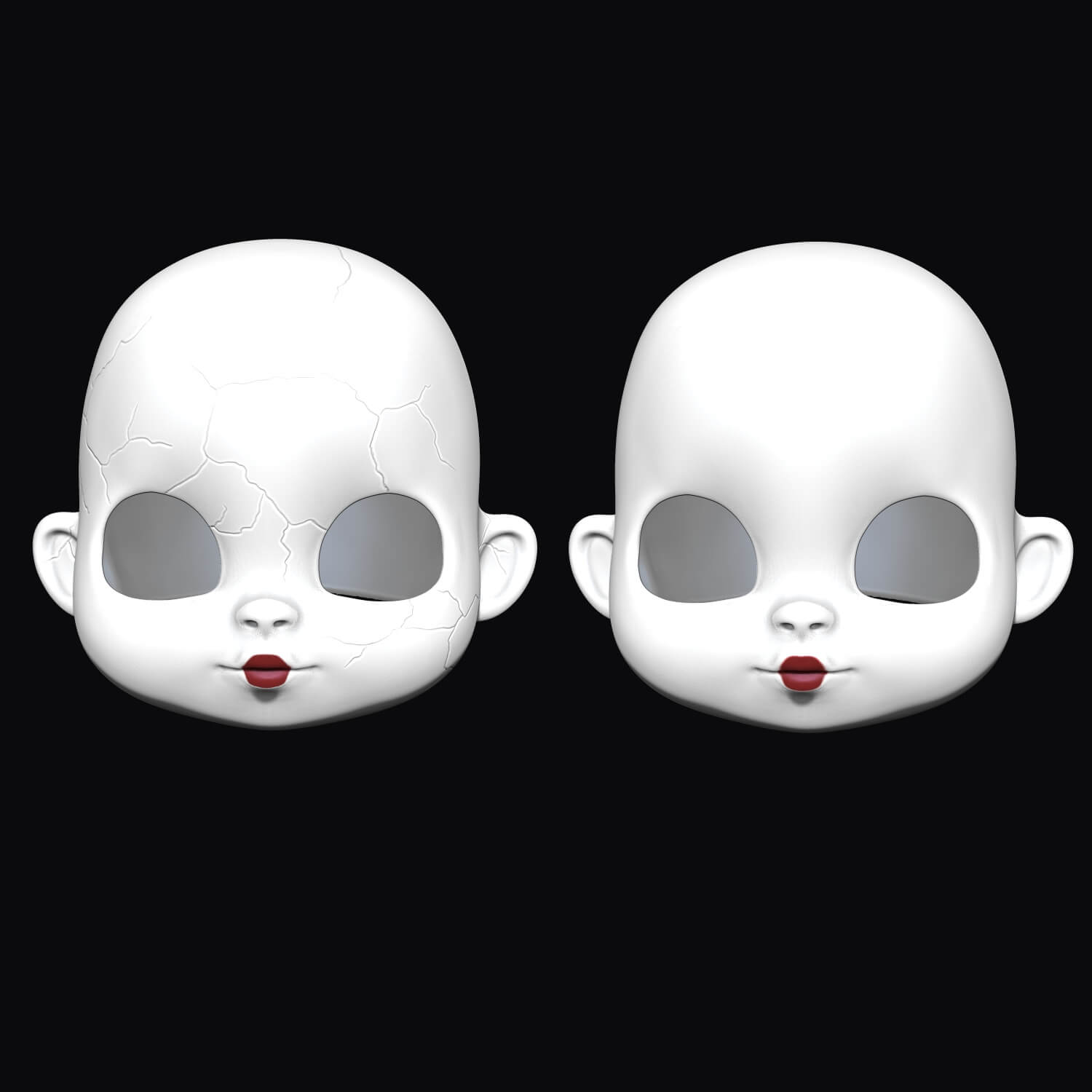 Poppy Playtime Mask 3D Model