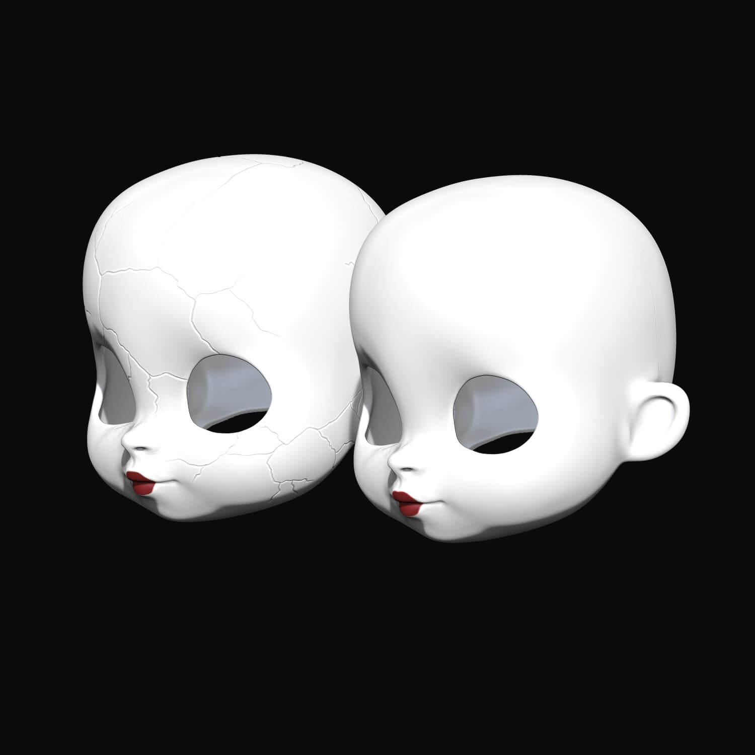 Poppy Playtime Mask 3D Model