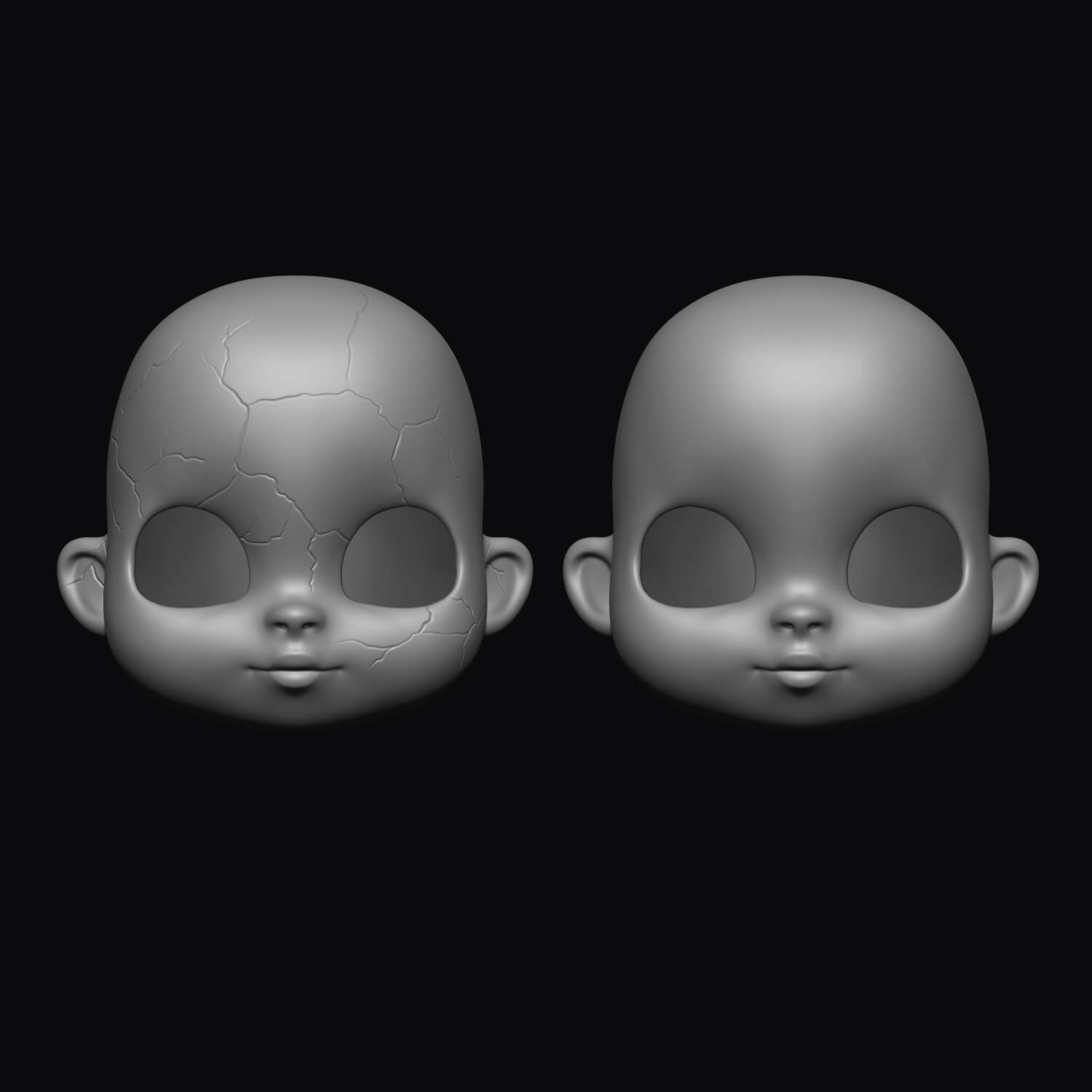 Poppy Playtime Mask 3D Model