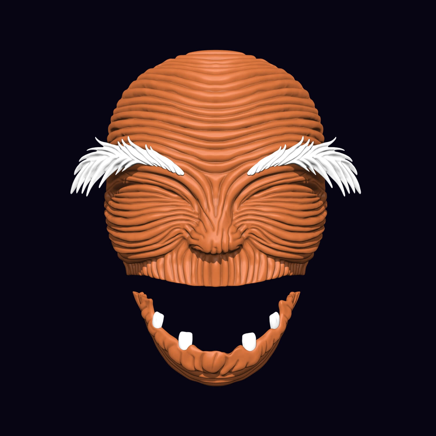River Deity Mask - Spirited Away 3D Model