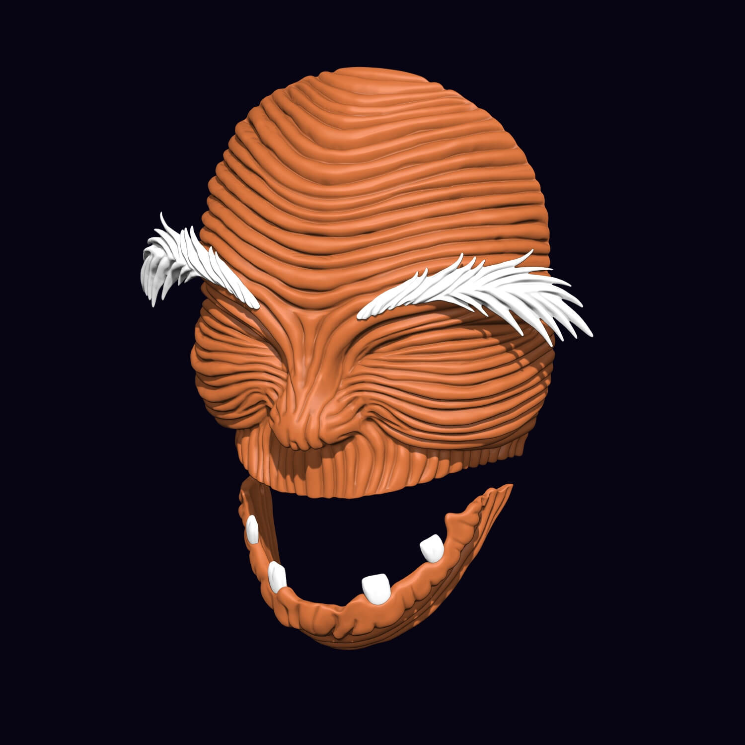 River Deity Mask - Spirited Away 3D Model
