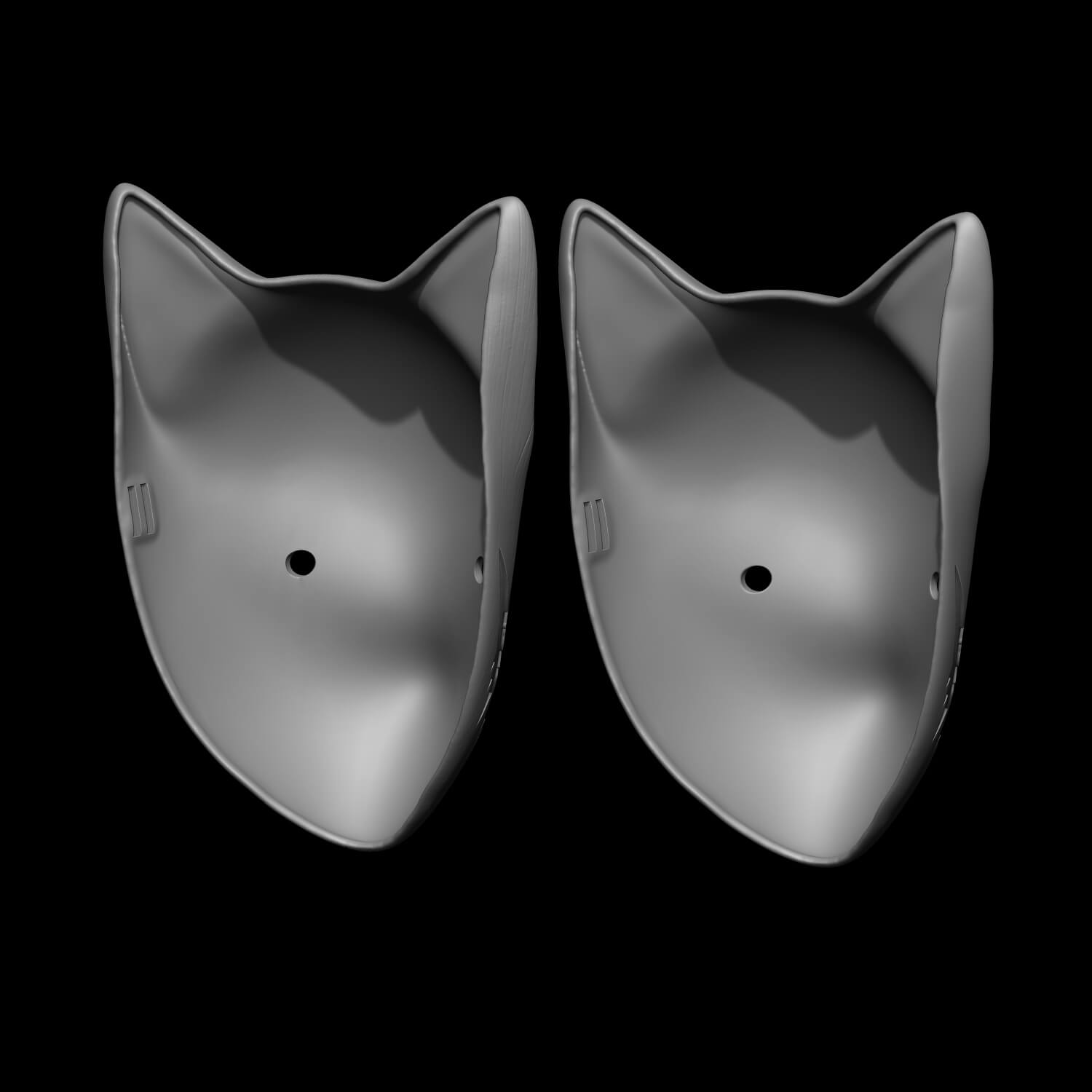 Sabito mask - Sabito wood mask 3D Model