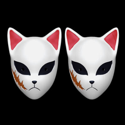 Sabito mask - Sabito wood mask