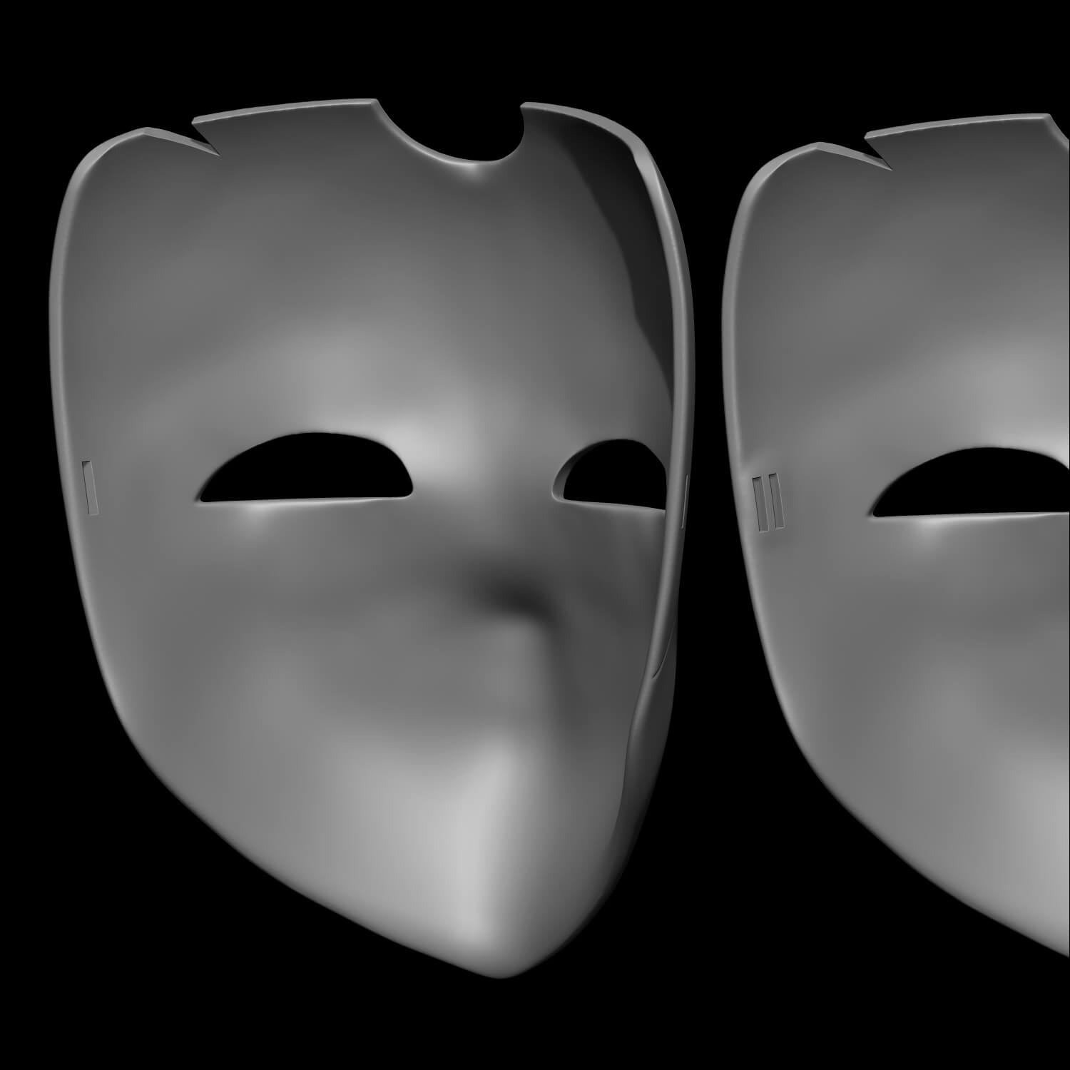 Shizuka Nanahoshi Mask 3D Model