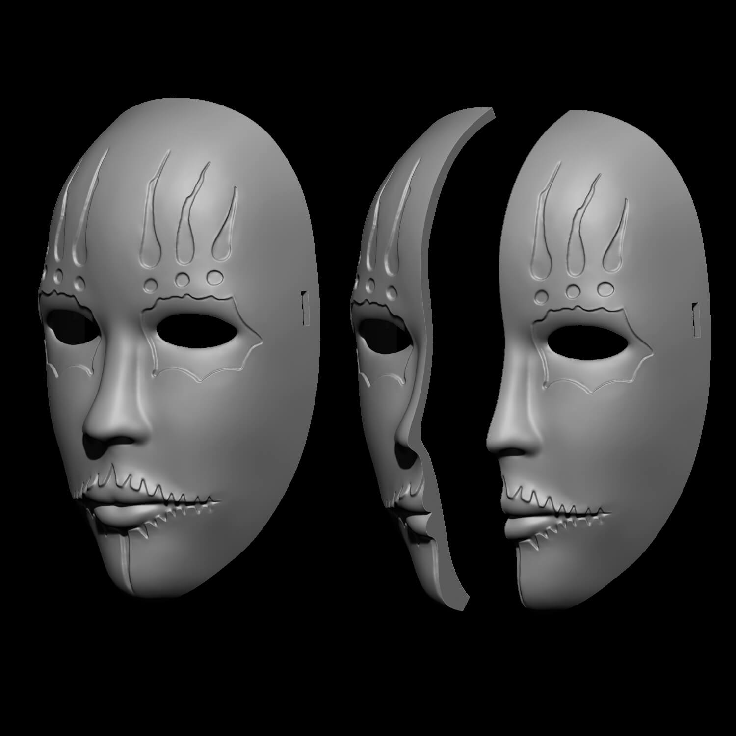 Slipknot Joey Mask 3D Model