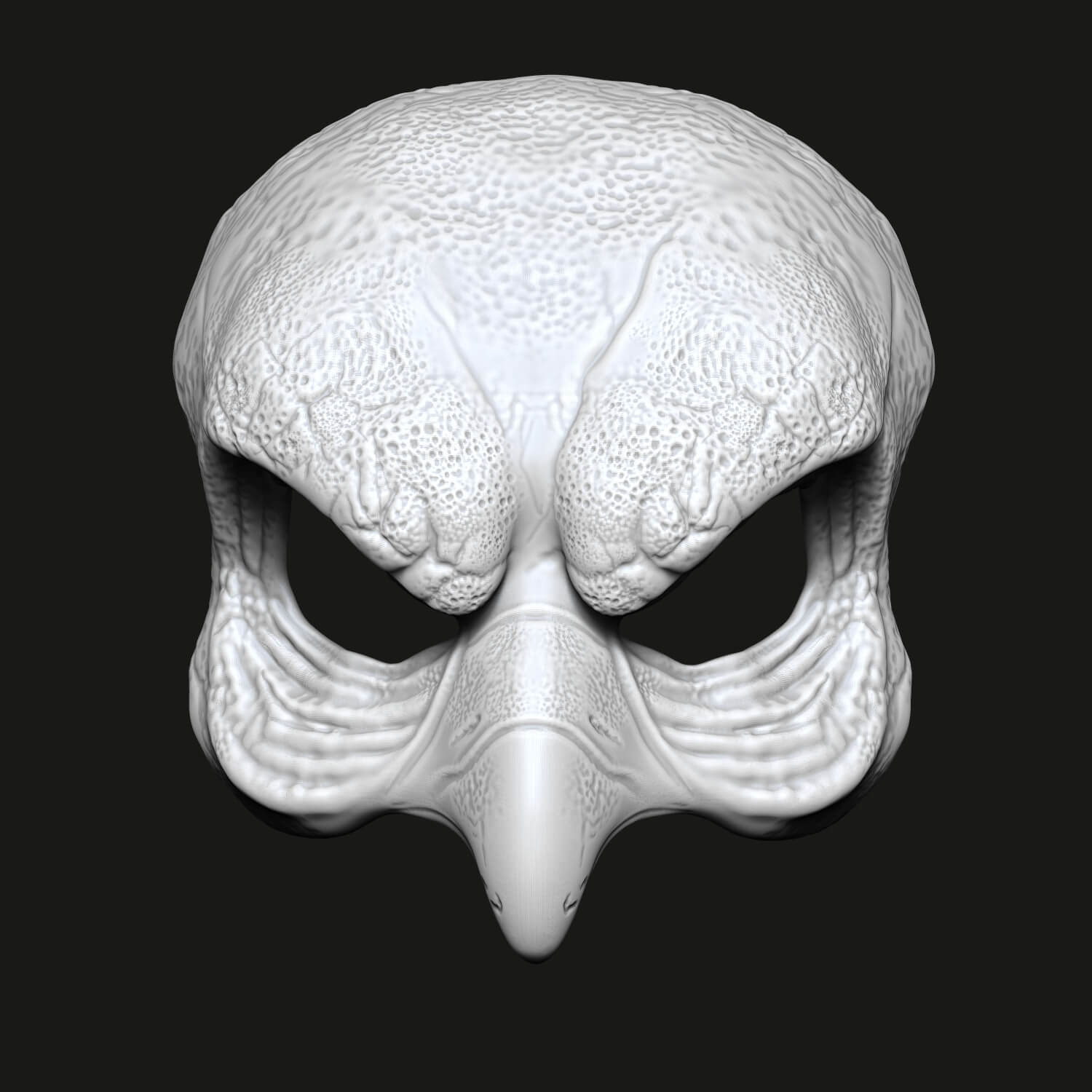 Strigiformes Mask 3D Model