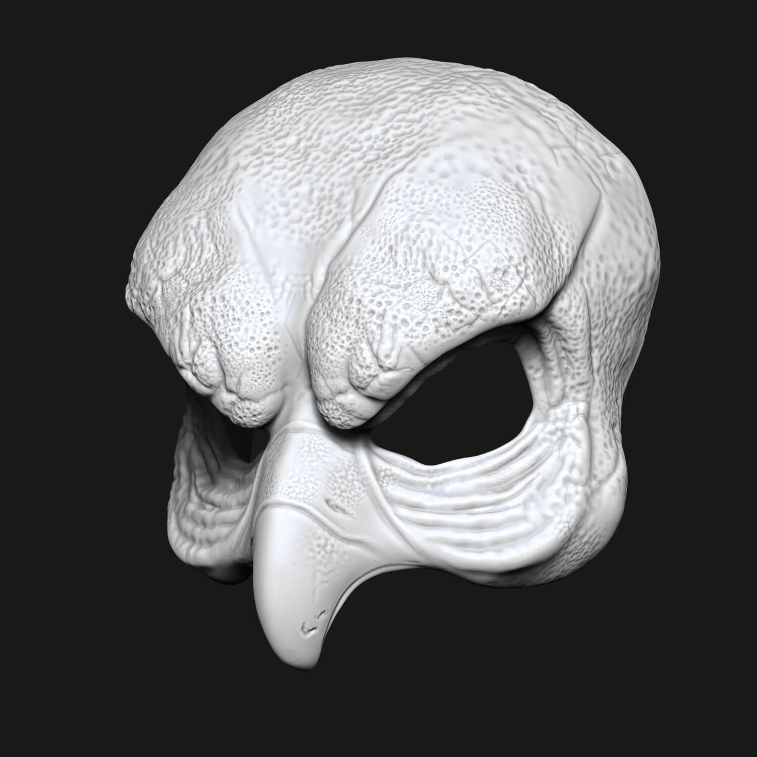 Strigiformes Mask 3D Model