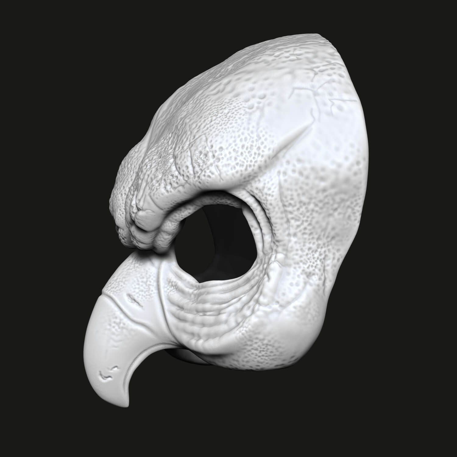 Strigiformes Mask 3D Model