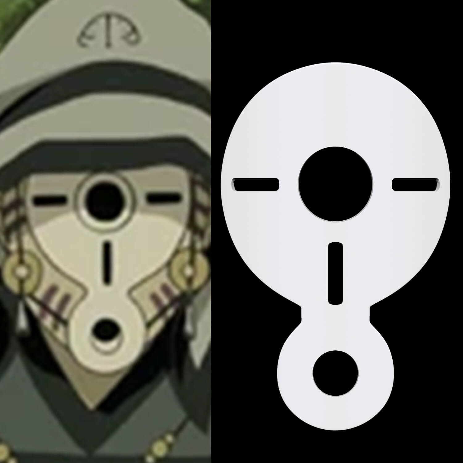 The Communicator Mask - Haibane Renmei 3D Model
