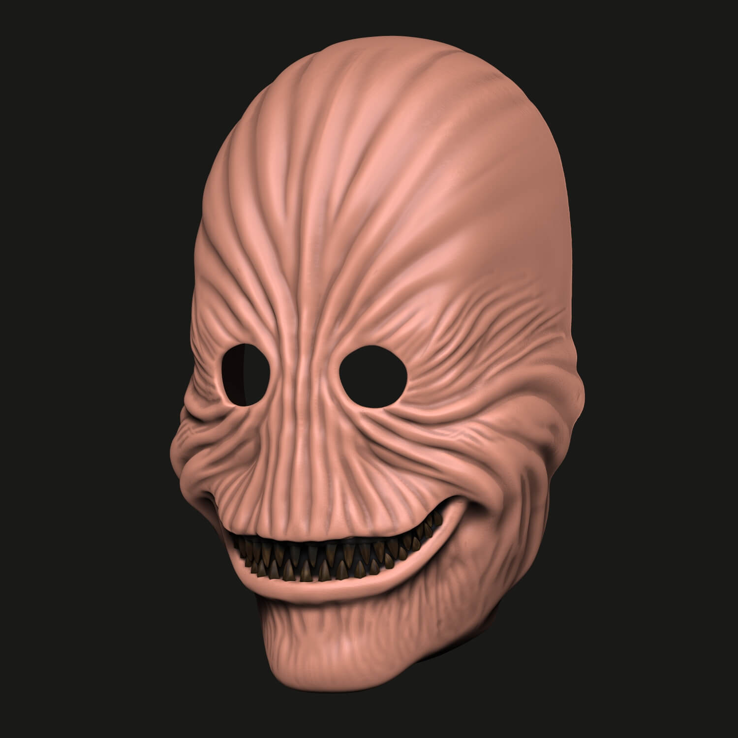 The Crooked Man Mask 3D Model