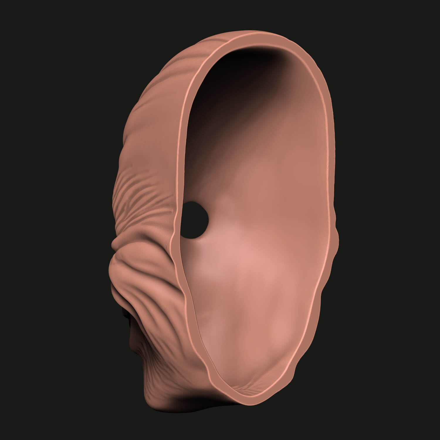 The Crooked Man Mask 3D Model