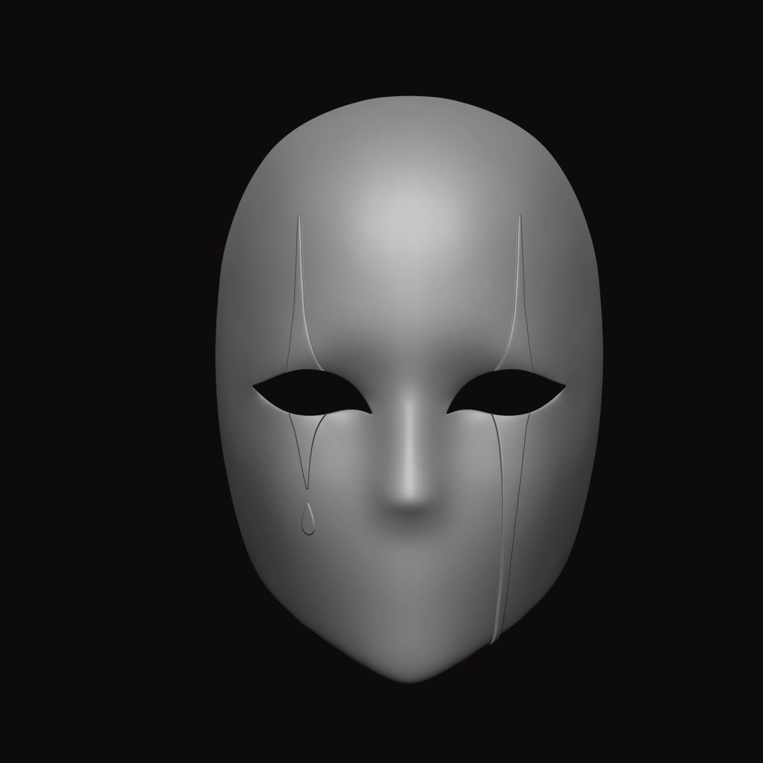 The Freak Circus Mask 3D Model