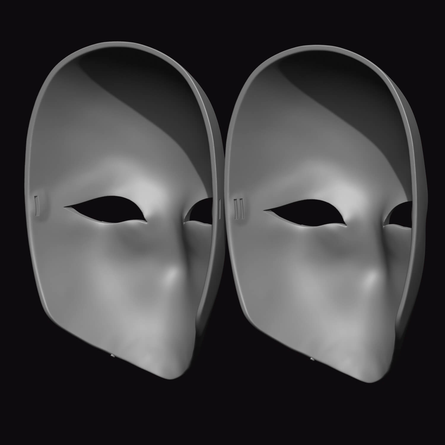 The Freak Circus Mask 3D Model