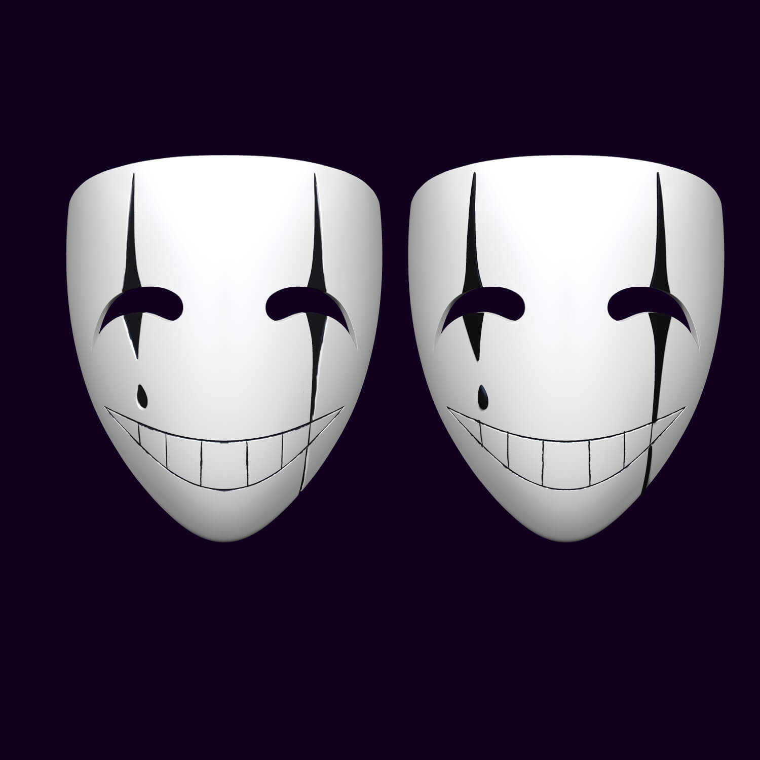 The Freak Circus Mask 3D Model