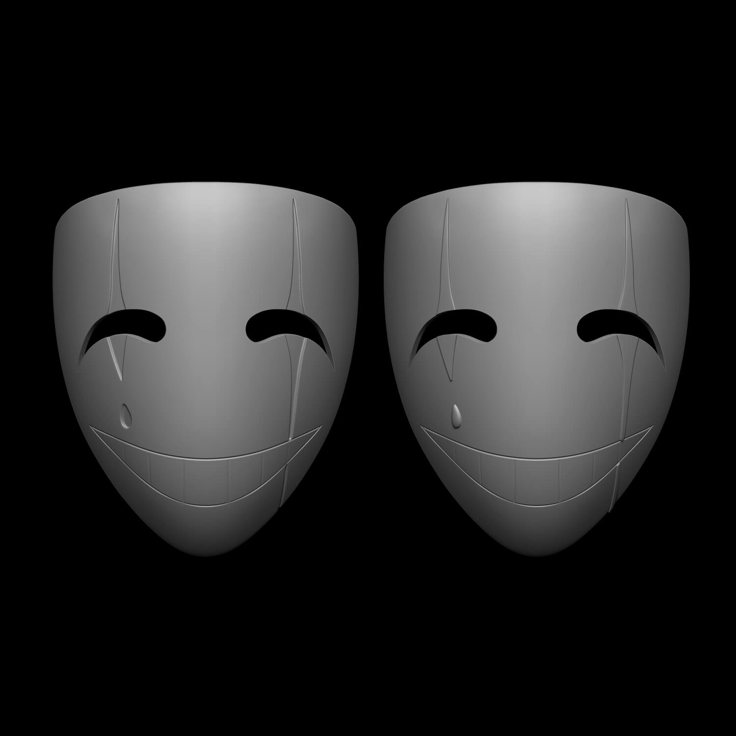 The Freak Circus Mask 3D Model