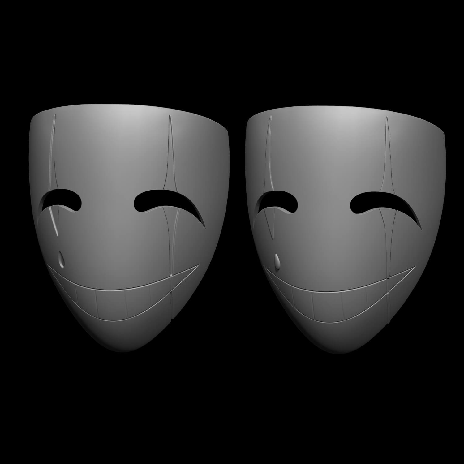 The Freak Circus Mask 3D Model