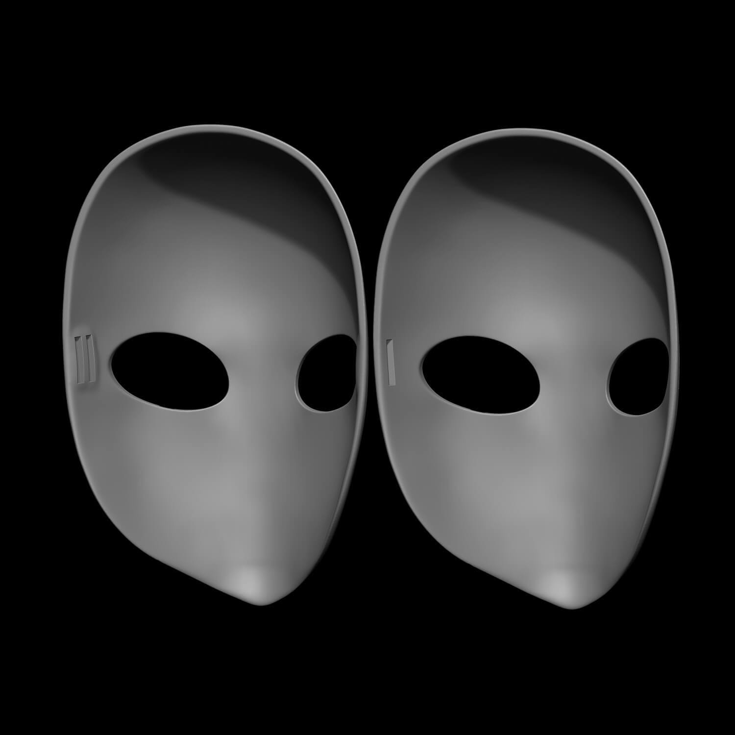 The Freak Circus Mask 3D Model
