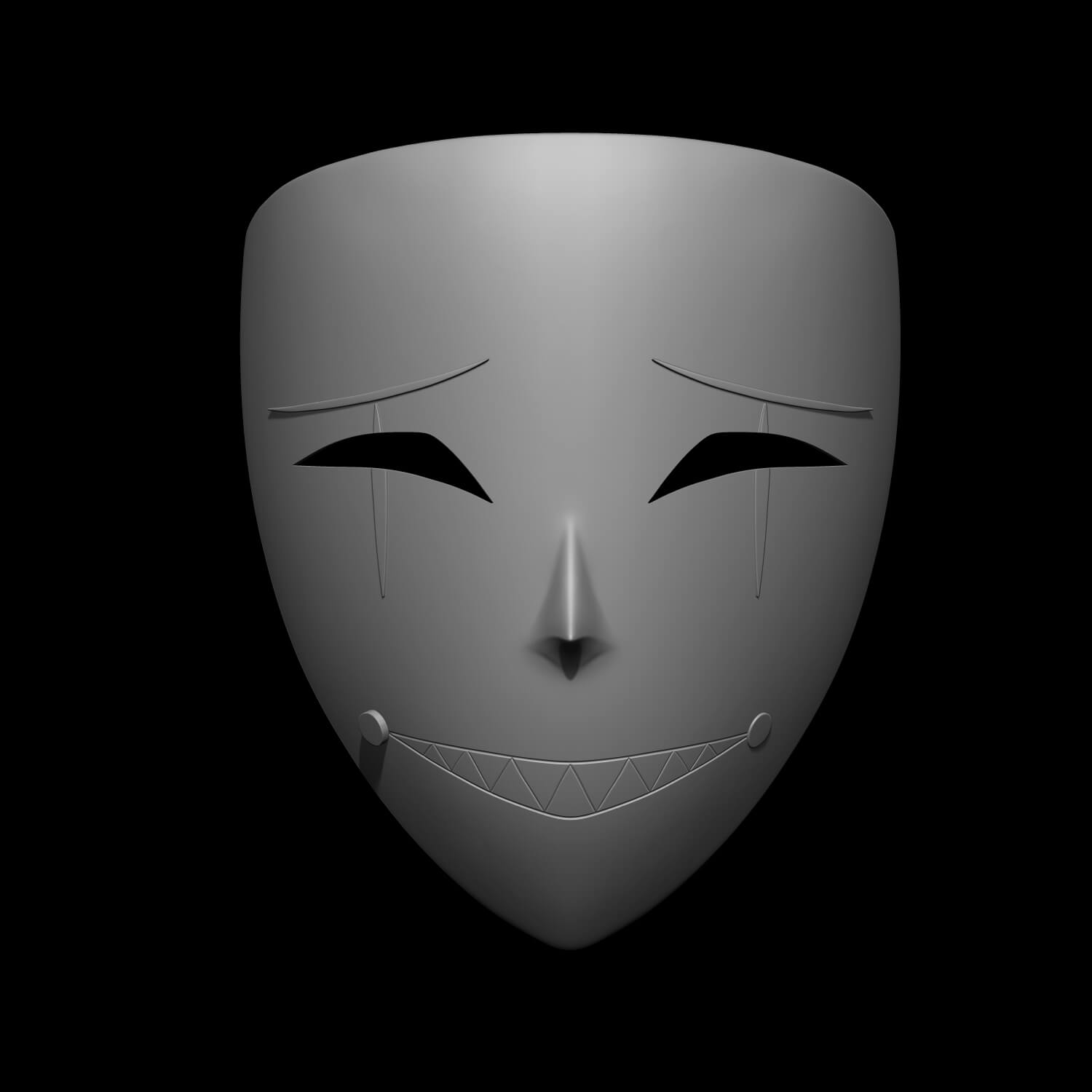 Trapped with Jester Mask 3D Model
