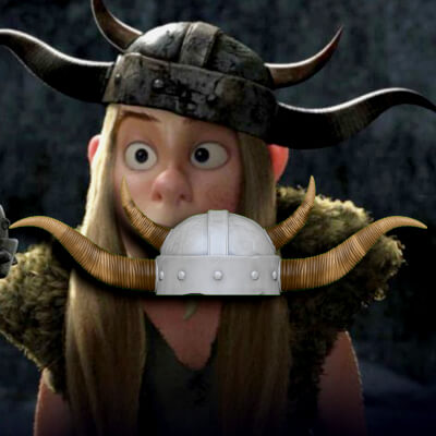 Tuffnut Thorston Helmet (How to Train Your Dragon)