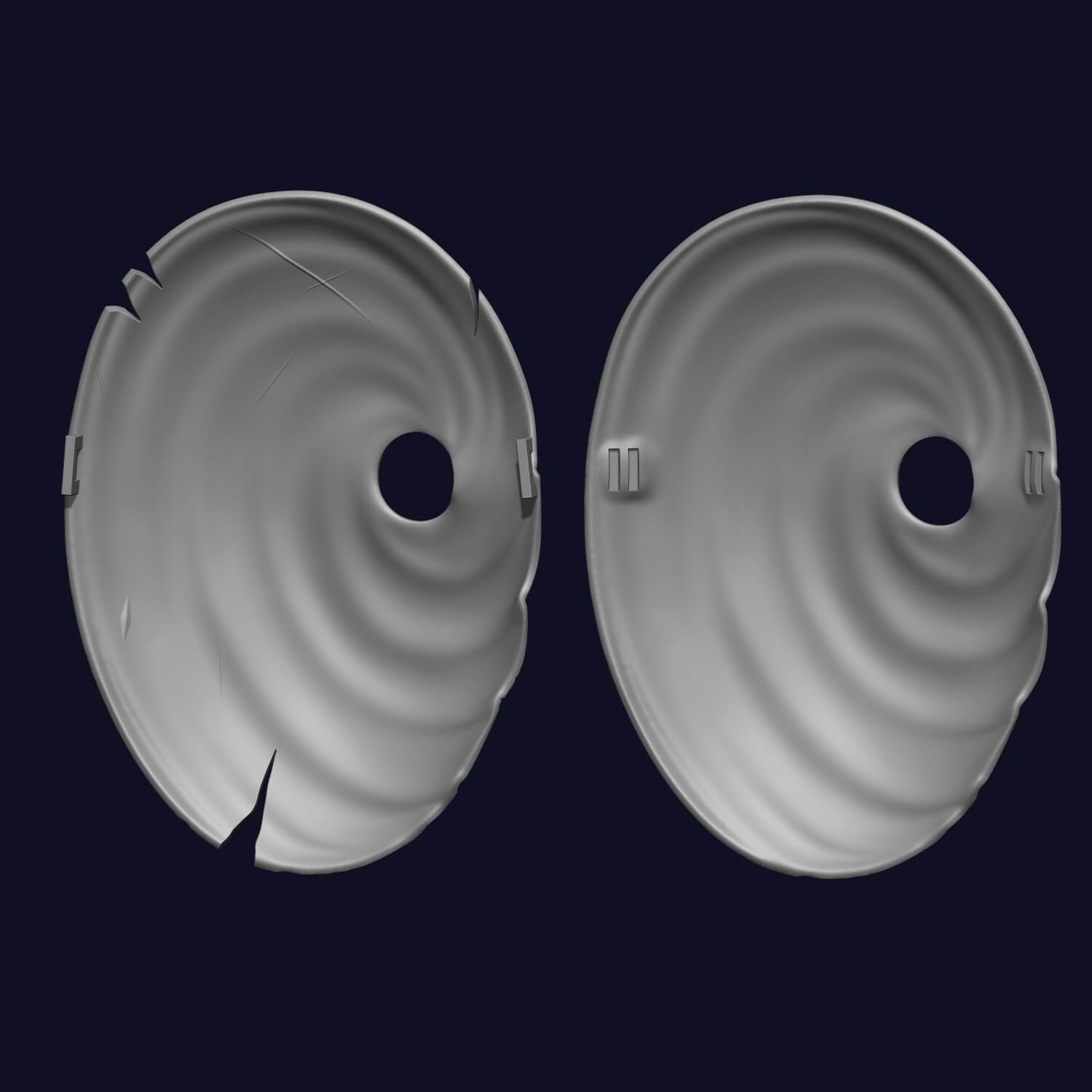 Uchiha Obito Mask 3D Model