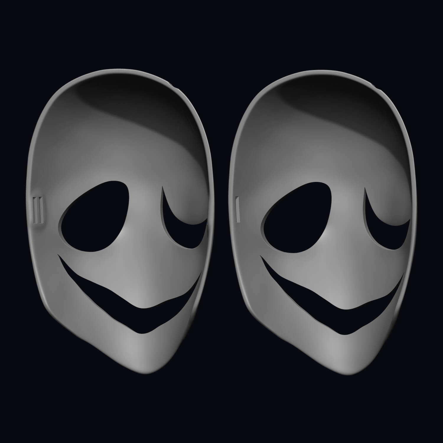 Undertale Gaster mask 3D Model