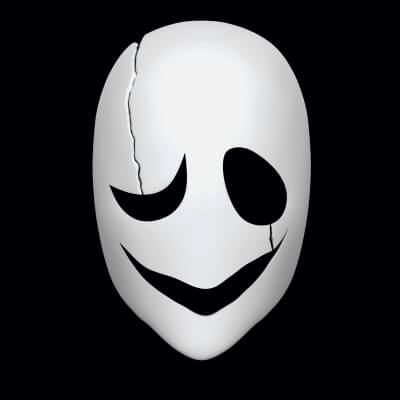 Undertale Gaster mask