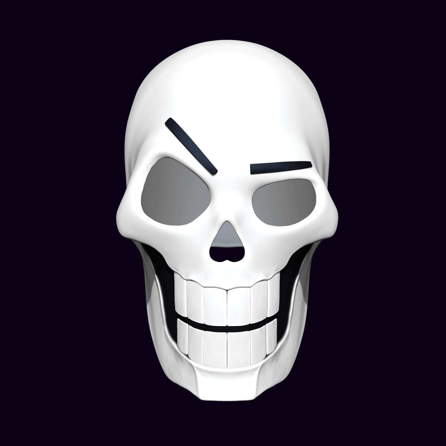Undertale Papyrus Mask 3D Model