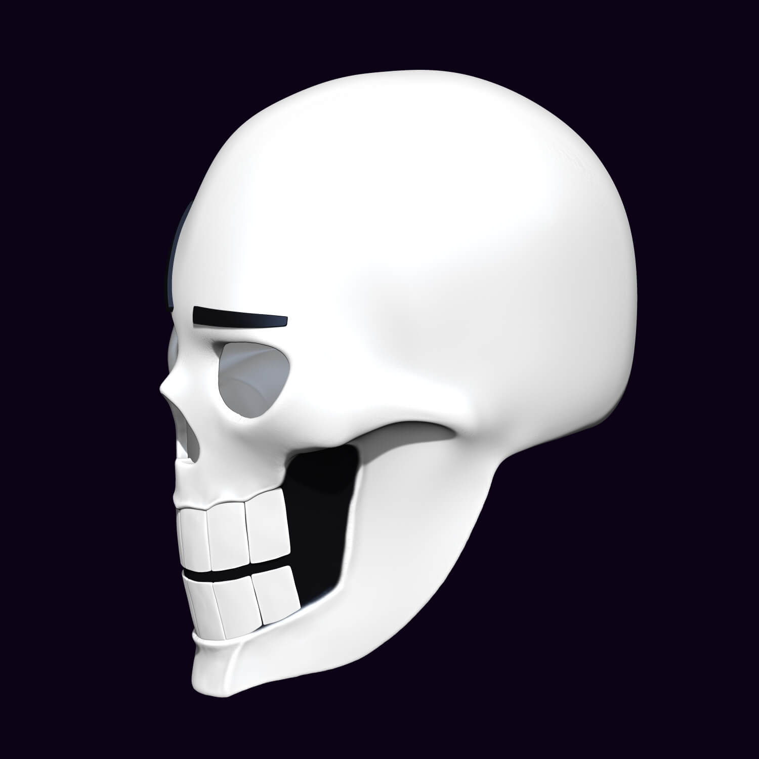 Undertale Papyrus Mask 3D Model