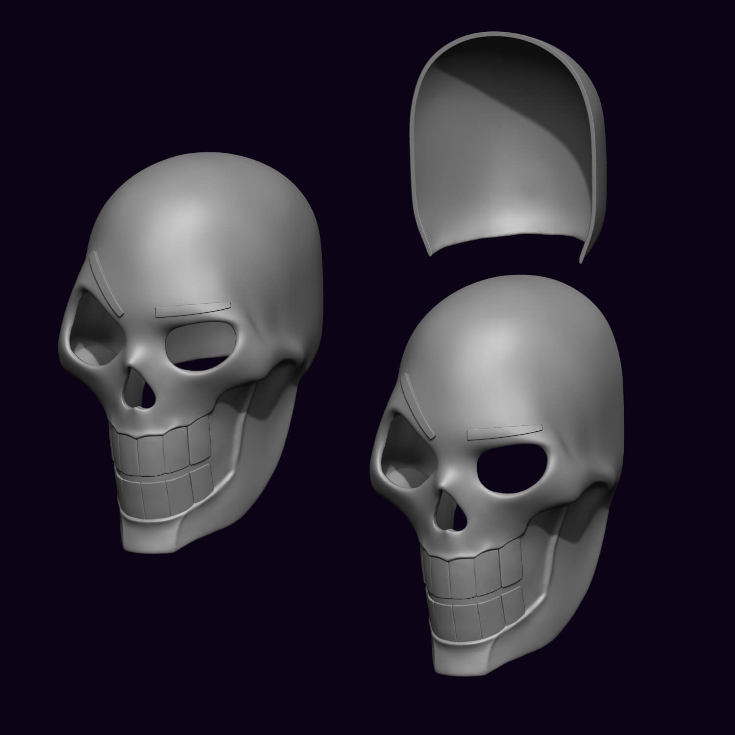 Undertale Papyrus Mask 3D Model