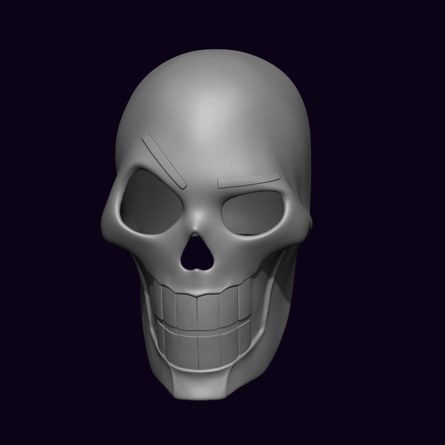 Undertale Papyrus Mask 3D Model