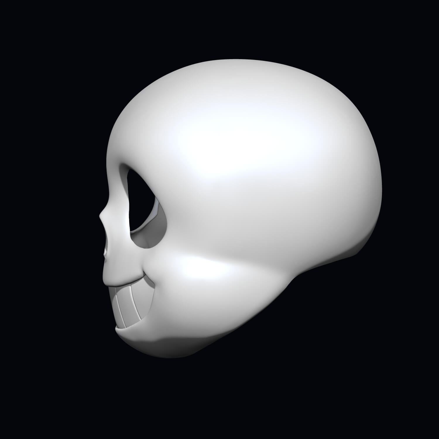 Undertale Sans Mask 3D Model