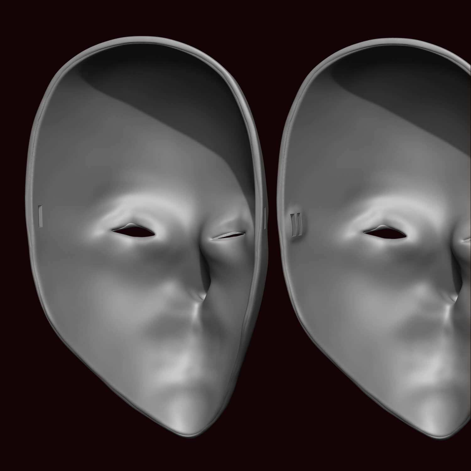 Vampire Princess Miyu mask 3D Model