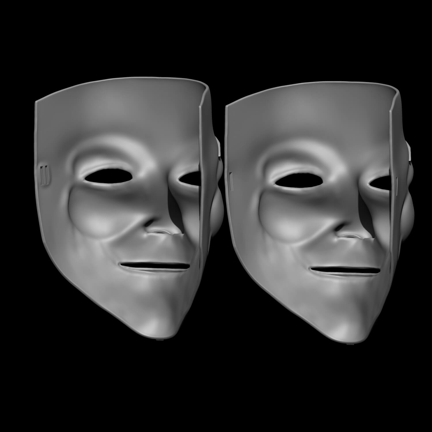 Vendetta Mask 3D Model