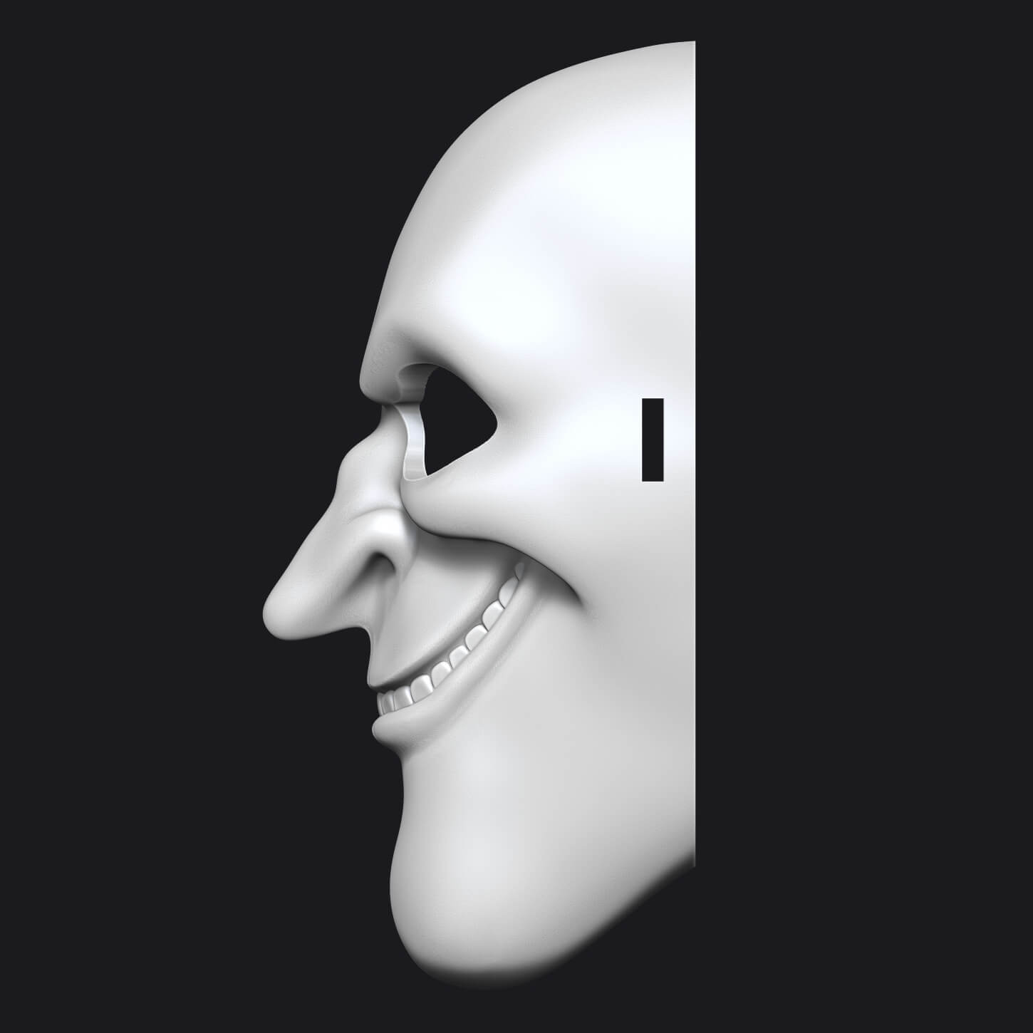 We Happy Few Bobby Mask 3D Model