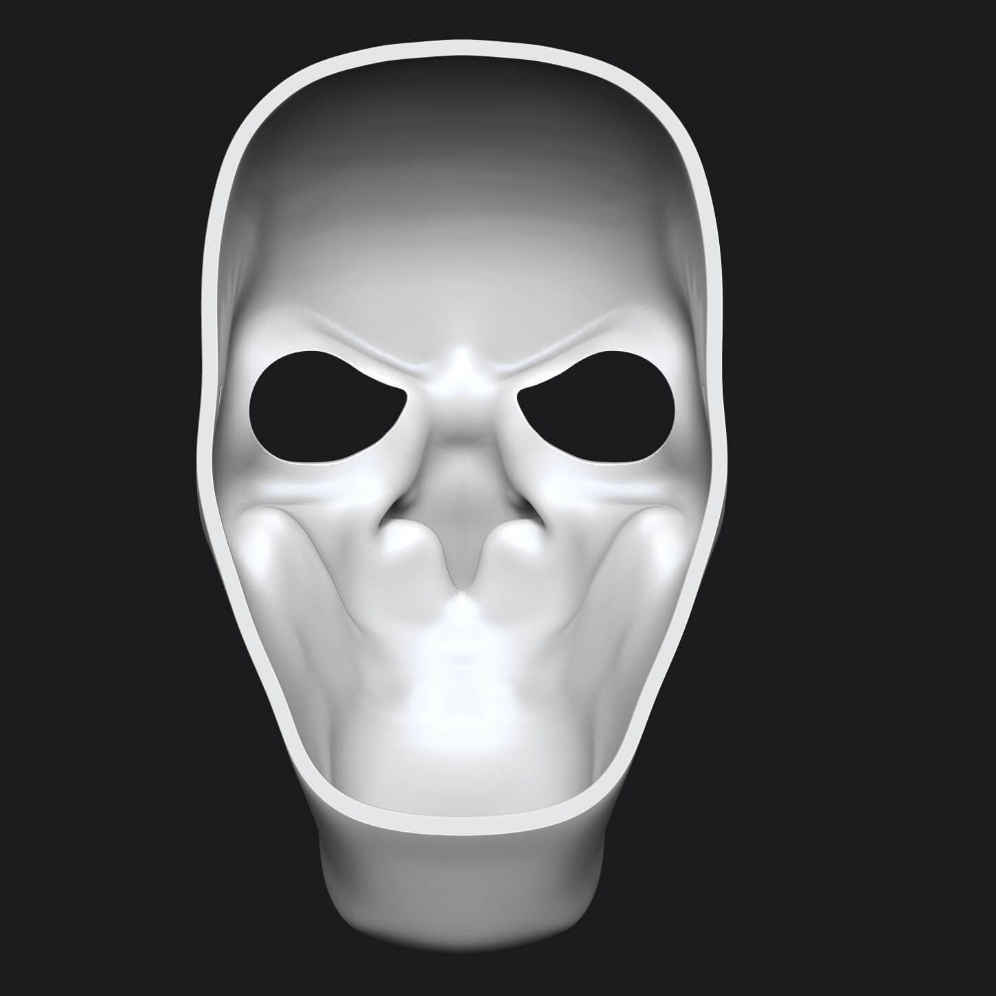 We Happy Few Bobby Mask 3D Model