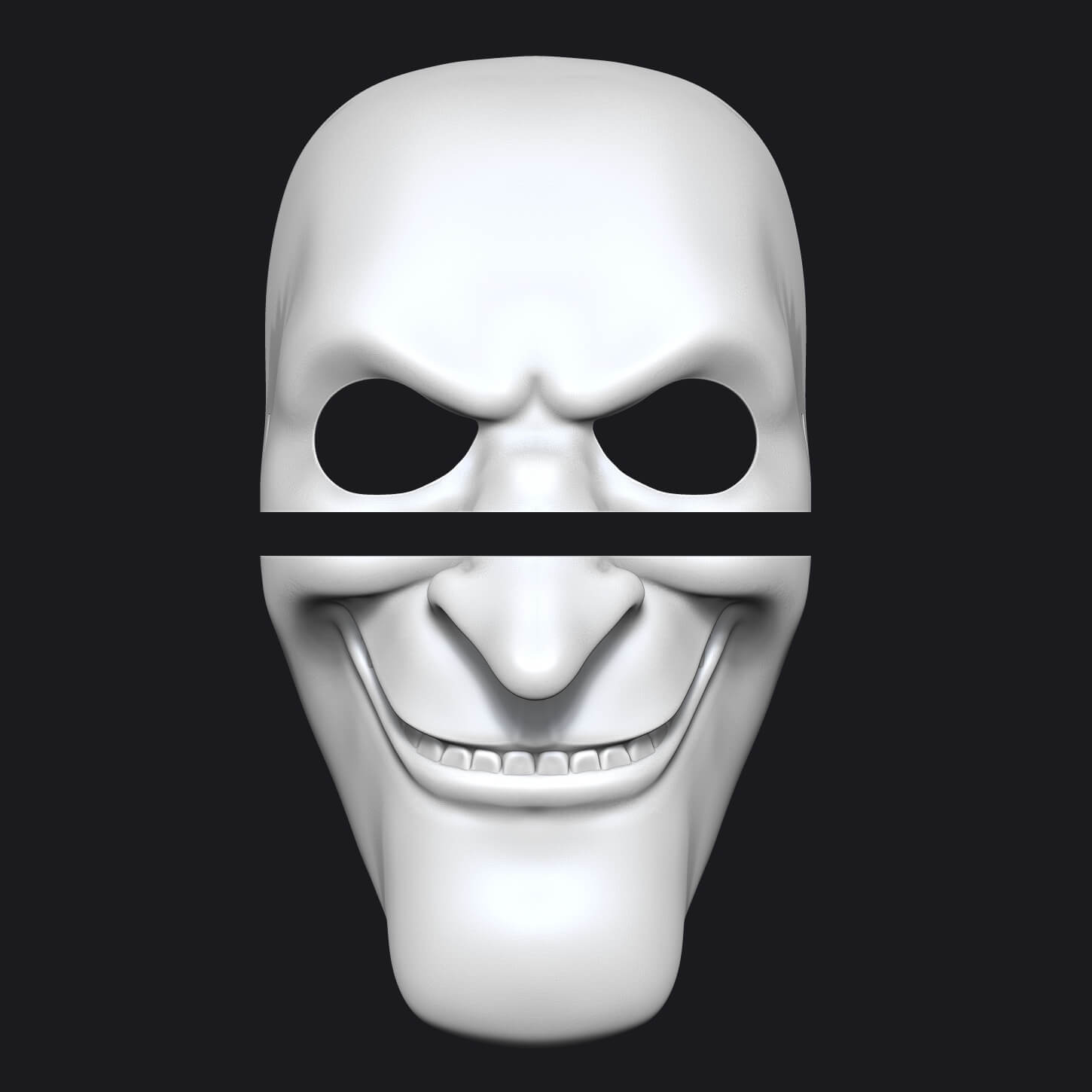 We Happy Few Bobby Mask 3D Model