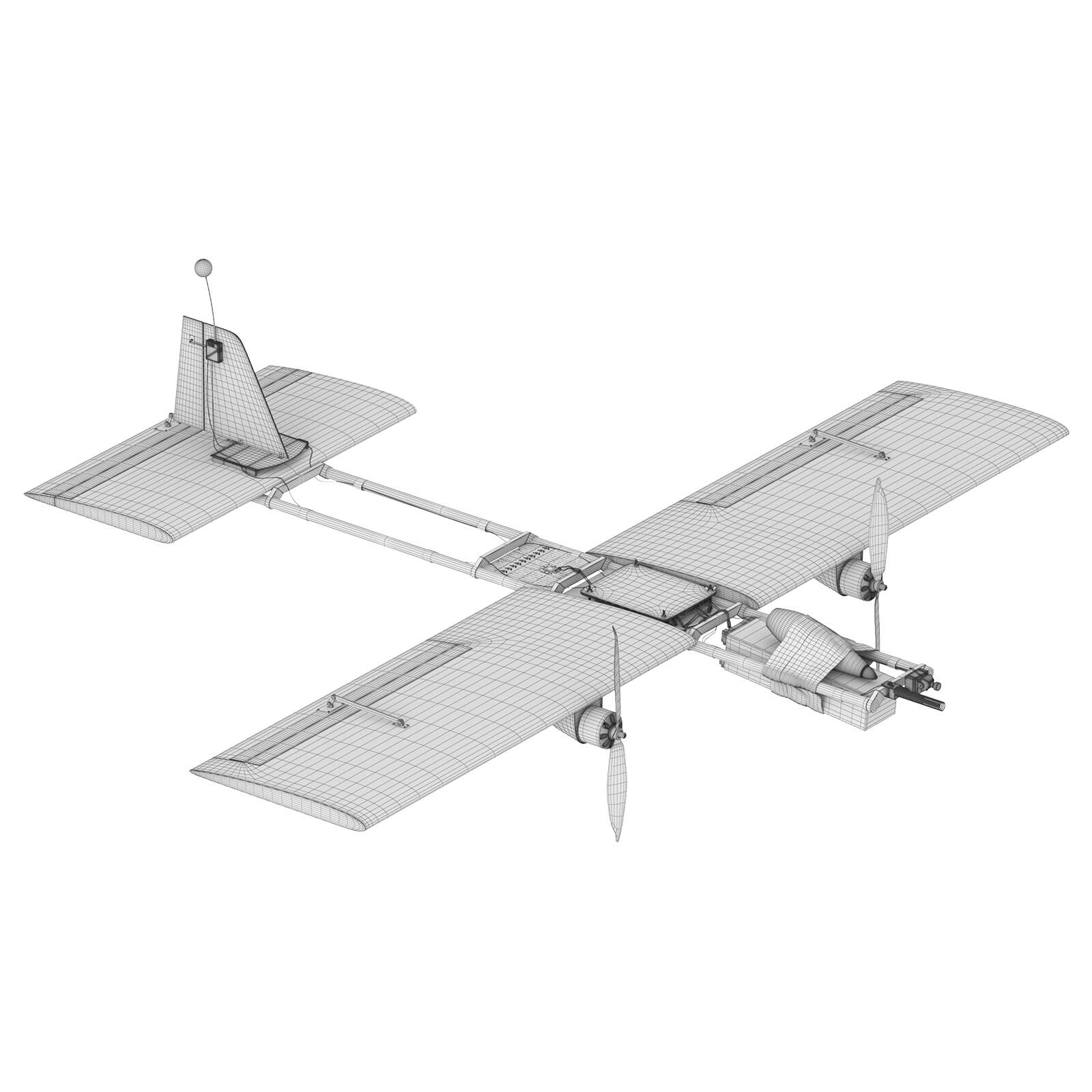 Blyskavka FPV Strike UAV 3D Model