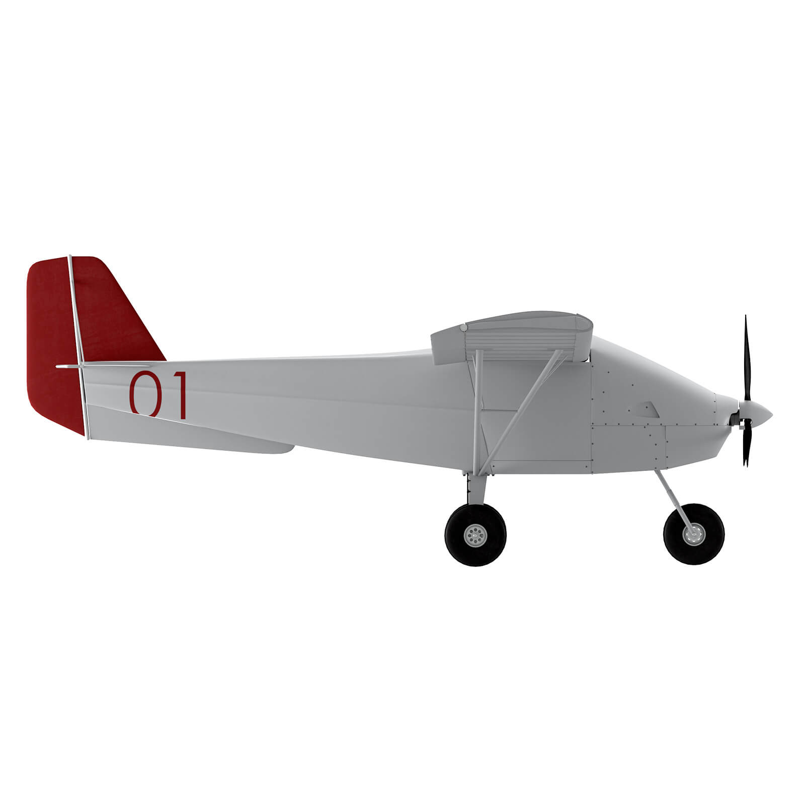 E-300 Enterprise UAV 3D Model
