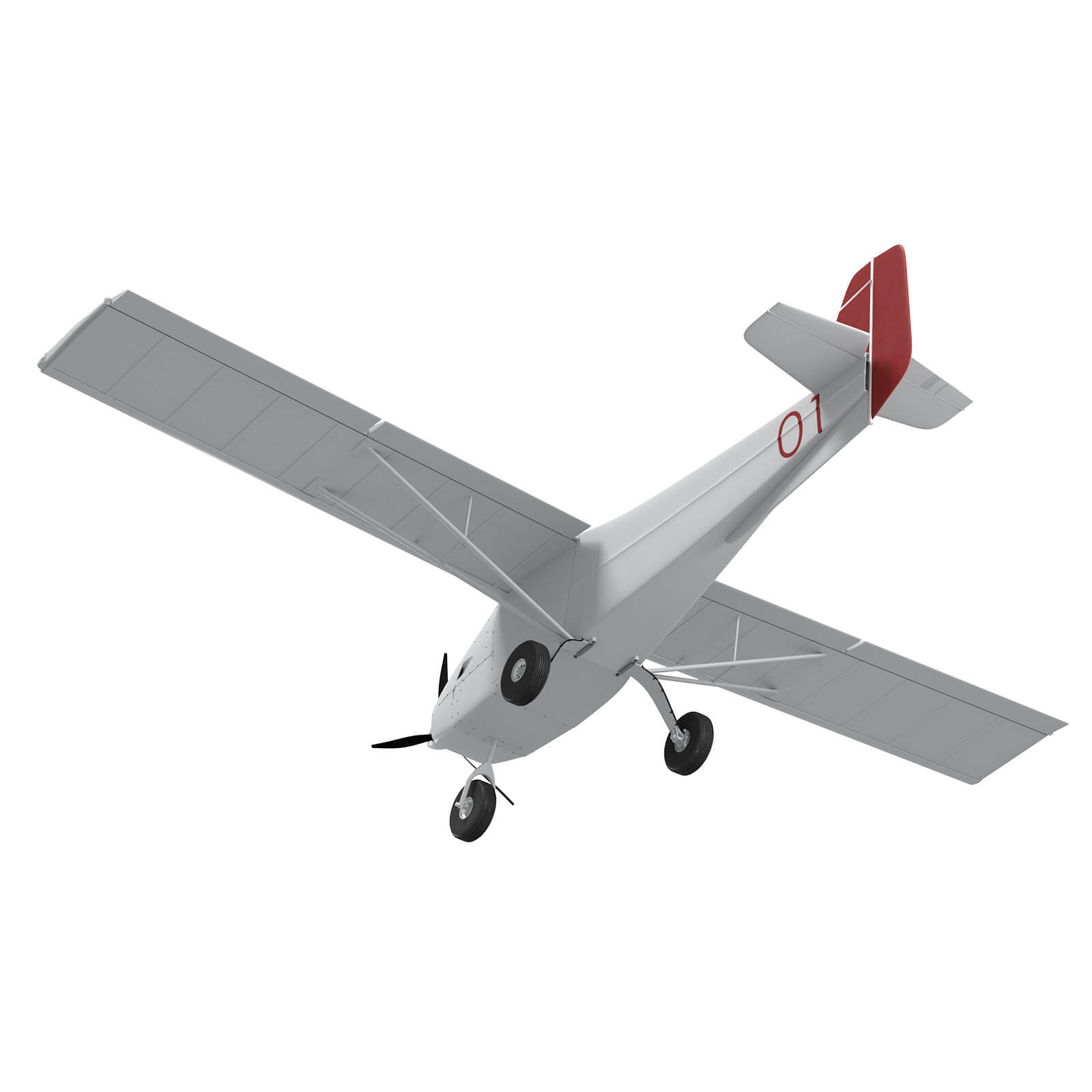 E-300 Enterprise UAV 3D Model