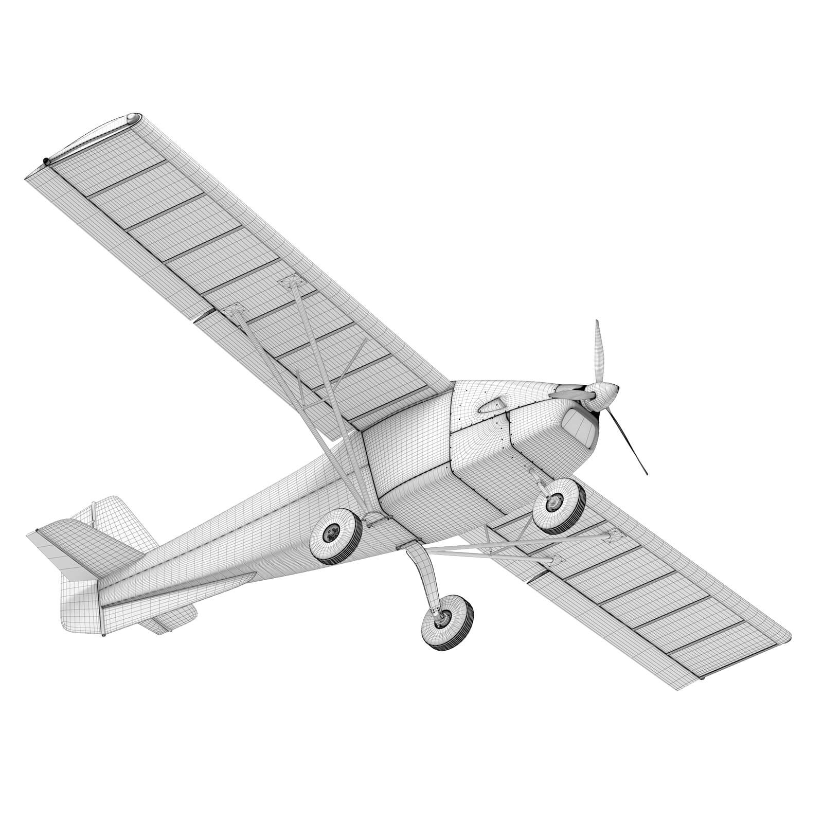 E-300 Enterprise UAV 3D Model
