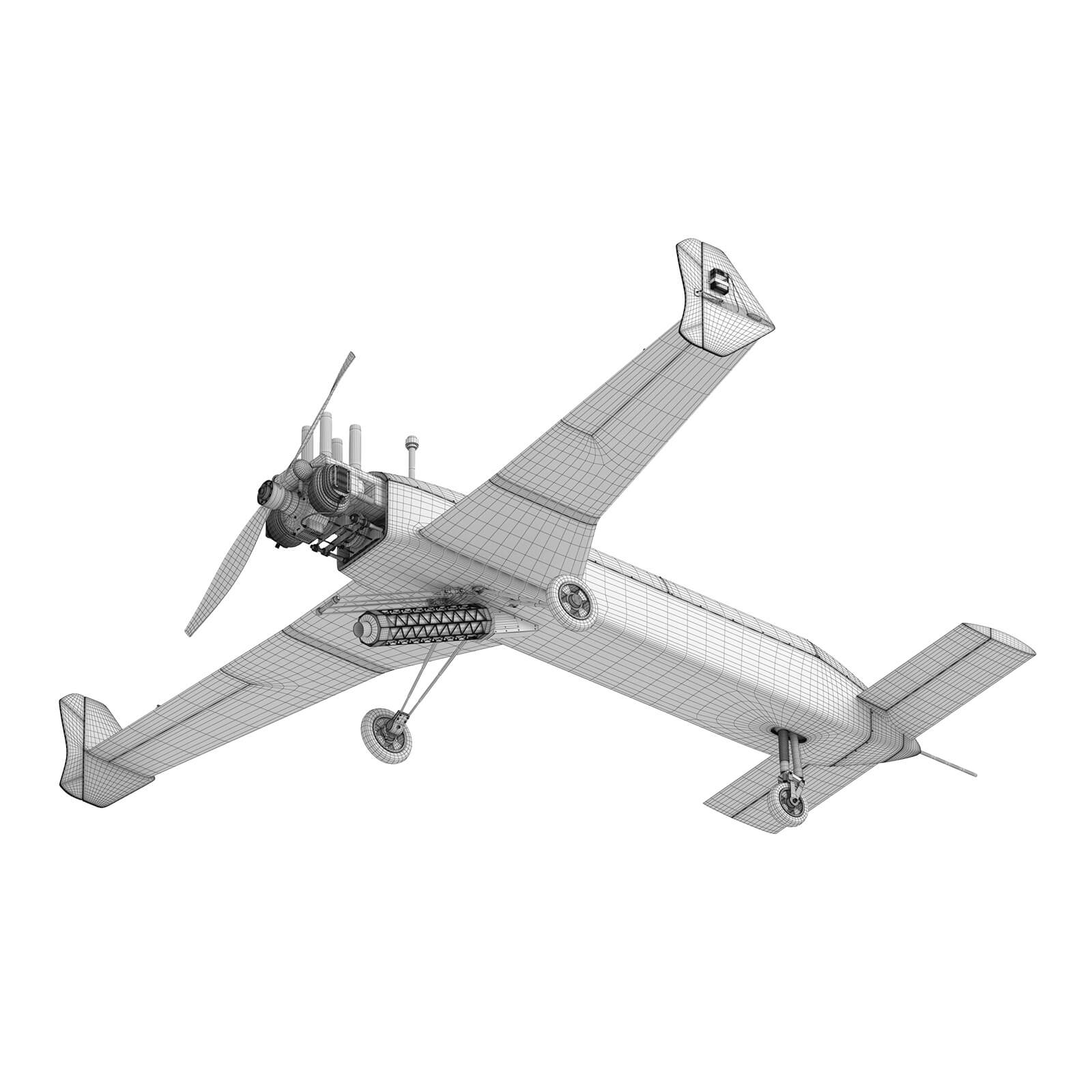 Thor Hammer &ndash Ukrainian Mid-Range Strike UAV 3D Model