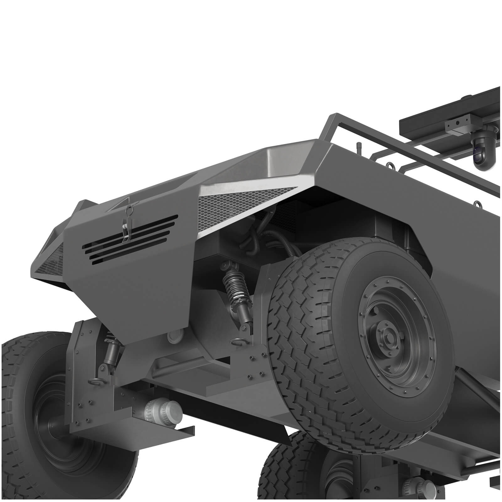 Varkhan 4x4 Military UGV &ndash Unmanned Ground Vehicle 3D Model