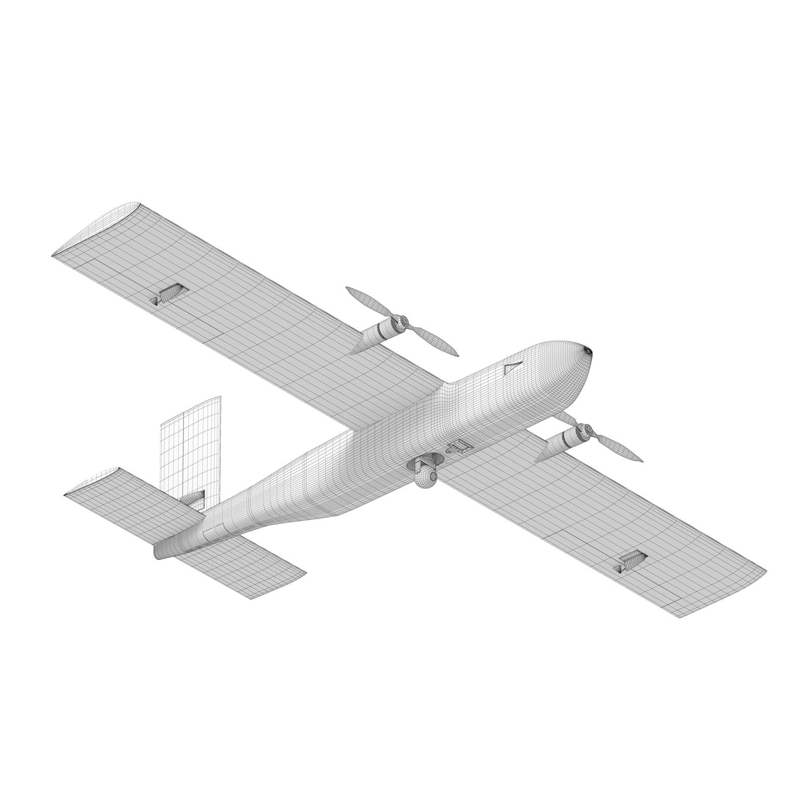 Veresen Mothership UAV FPV Drone Carrier 3D Model