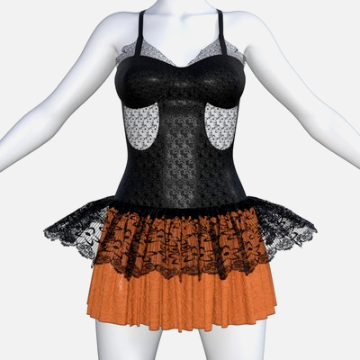 Free Presets G9 G8F Clubber Ruffle Dress