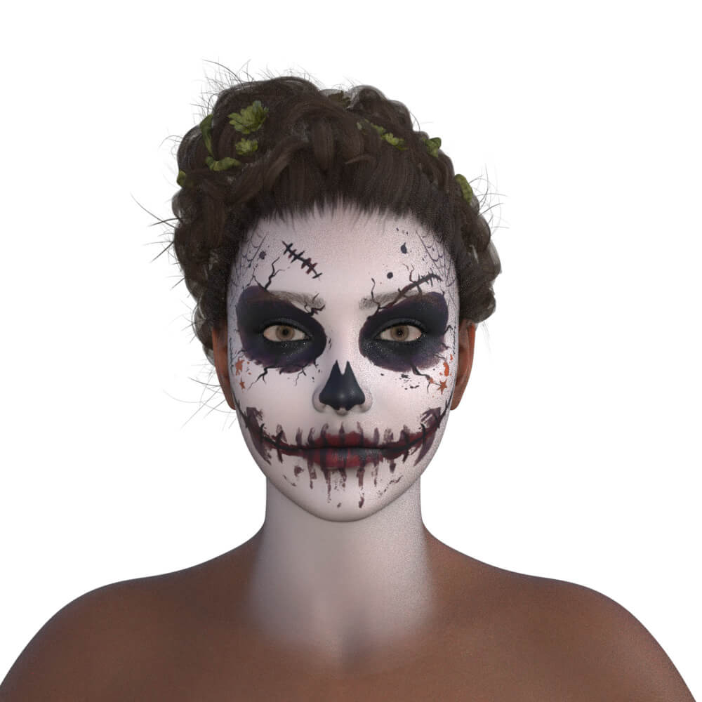G9 2026 Halloween Face Makeup Daz Content