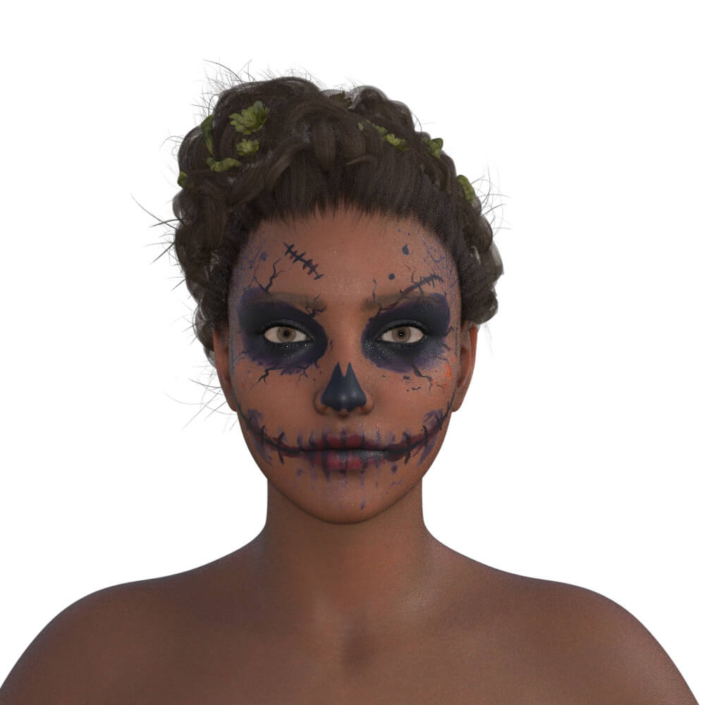 G9 2026 Halloween Face Makeup Daz Content