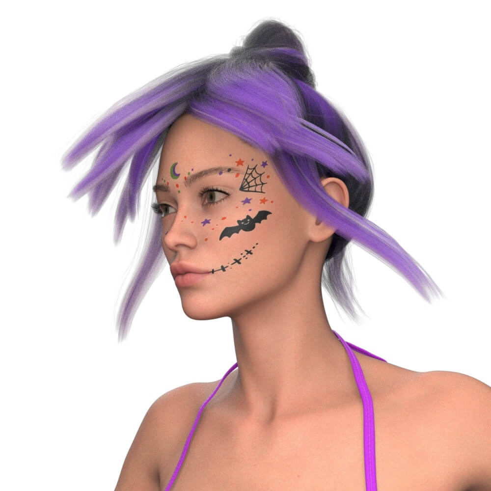 G9 Free Funny Halloween Makeup Daz Content